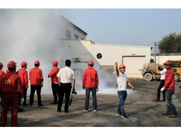 山东工程车辆发动机舱自动灭火设备实验
