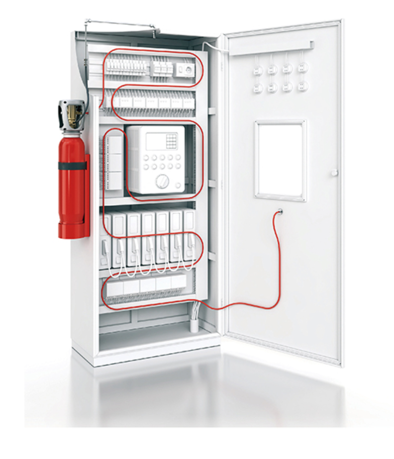 高低压配电柜箱体自动灭火系统