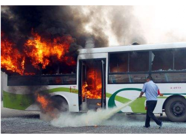 公共汽车客舱固定灭火系统解决公交车车厢火灾